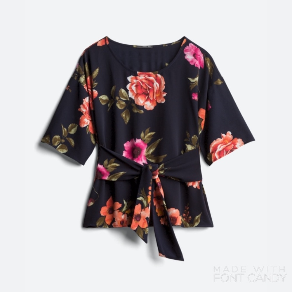 West Kei Julianne Front Tie Blouse